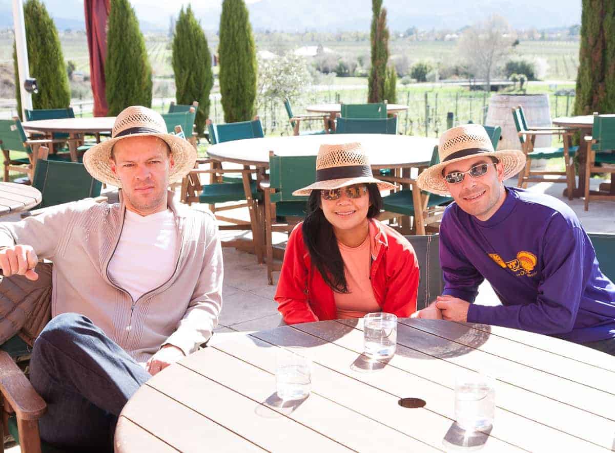 Brant, Akiko, and Nathan in Italy