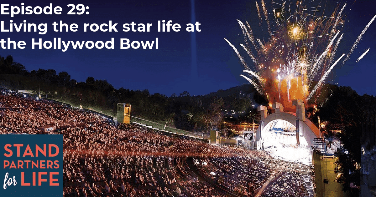 Living the rock star life at the Hollywood Bowl